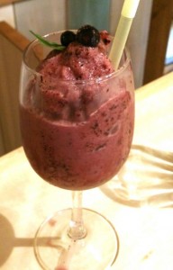 ブルーベリースムージー